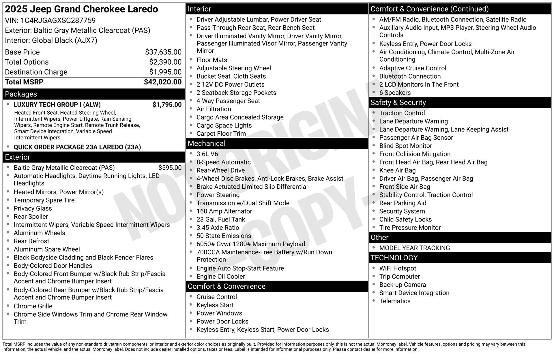 2025 Jeep Grand Cherokee Laredo