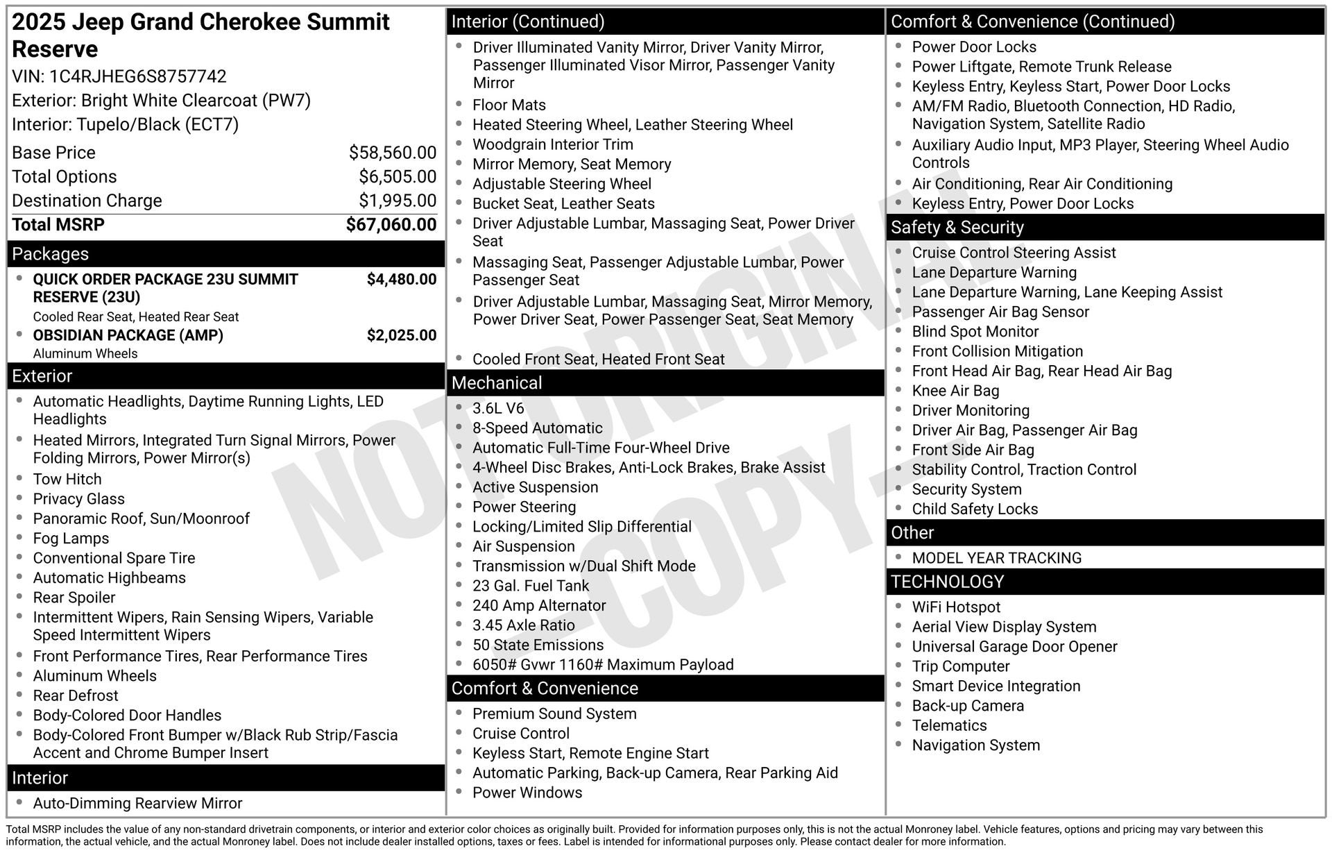 2025 Jeep Grand Cherokee Summit