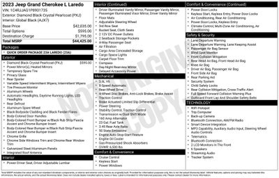 2023 Jeep Grand Cherokee L Laredo