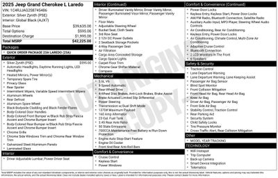 2025 Jeep Grand Cherokee L Laredo