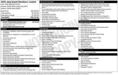 2025 Jeep Grand Cherokee L Limited