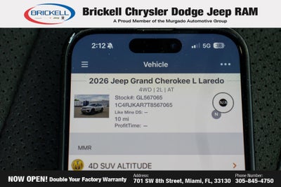 2026 Jeep Grand Cherokee L Laredo