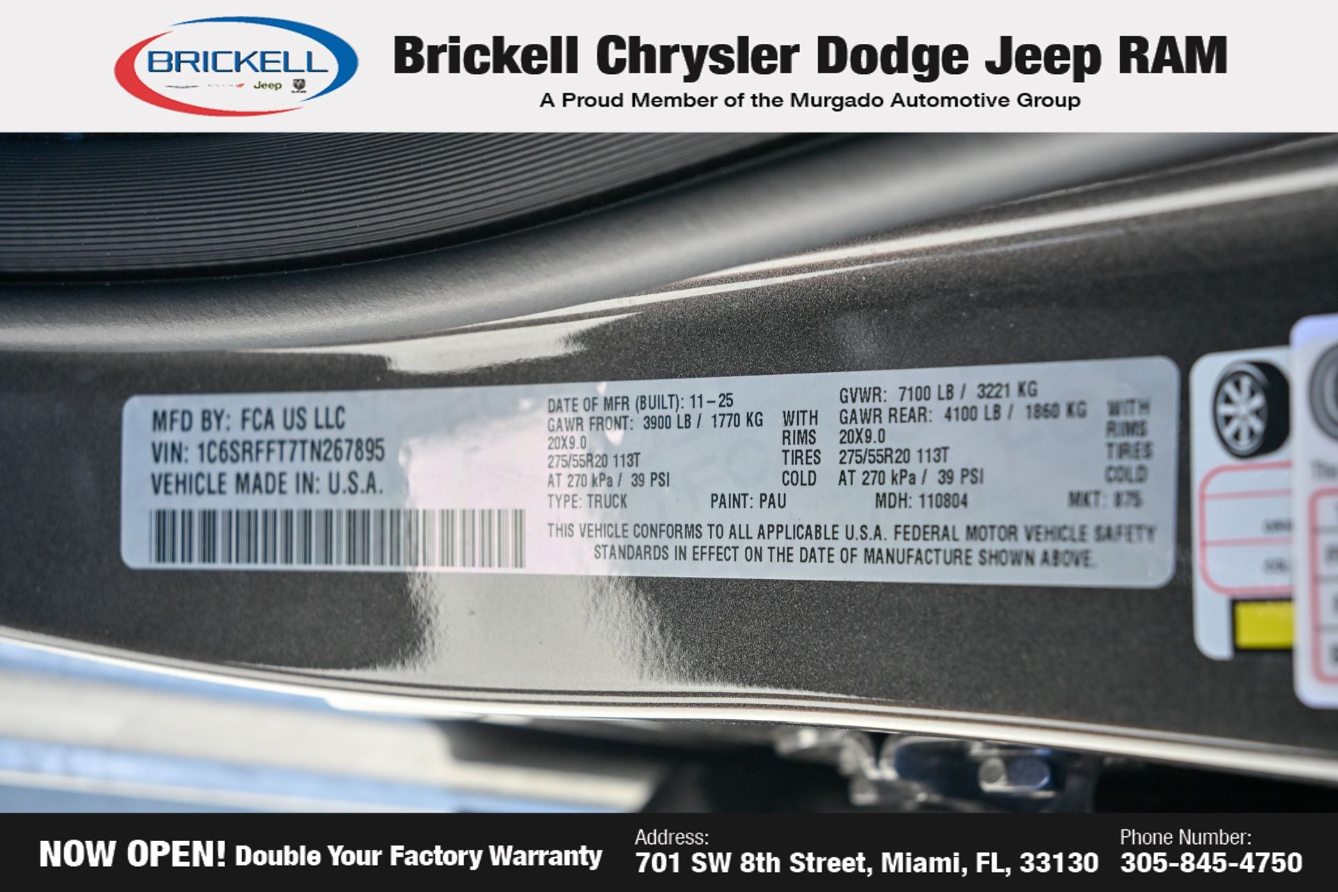 2026 RAM 1500 DC-650 FOX FACTORY DC-650 FOX FACTORY