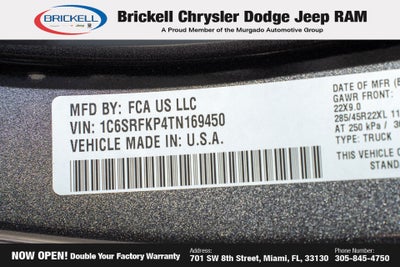 2026 RAM 1500 Tungsten