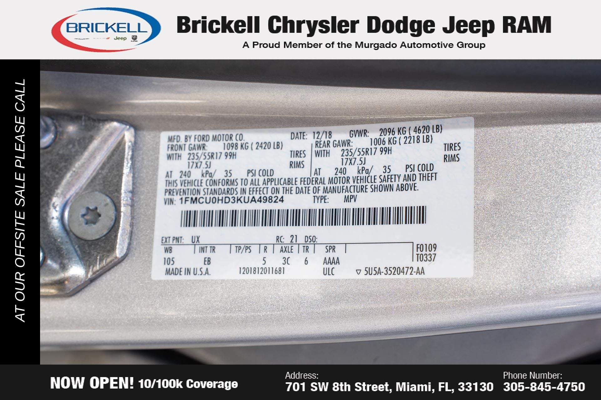 2019 Ford Escape SEL