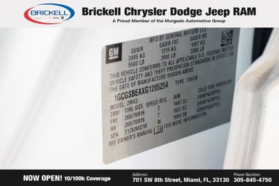 2016 Chevrolet Colorado Work Truck