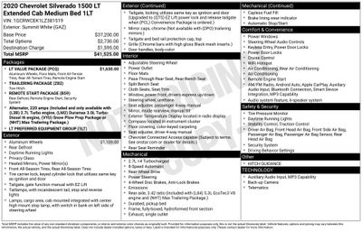 2020 Chevrolet Silverado 1500 LT