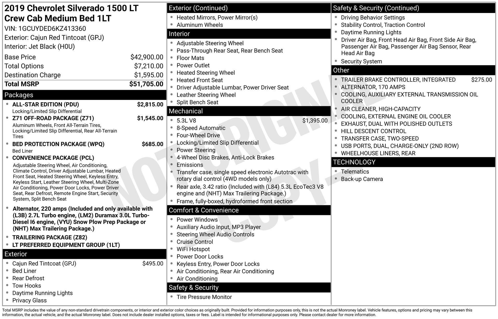 2019 Chevrolet Silverado 1500 LT