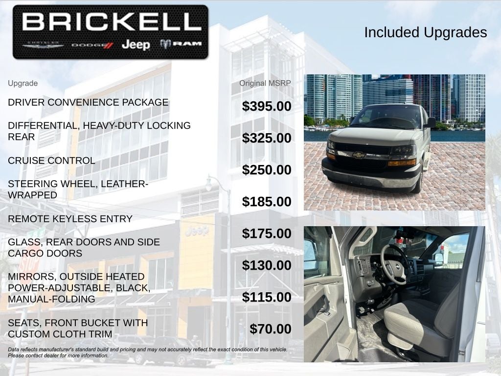 2021 Chevrolet Express 2500 Work Van Cargo