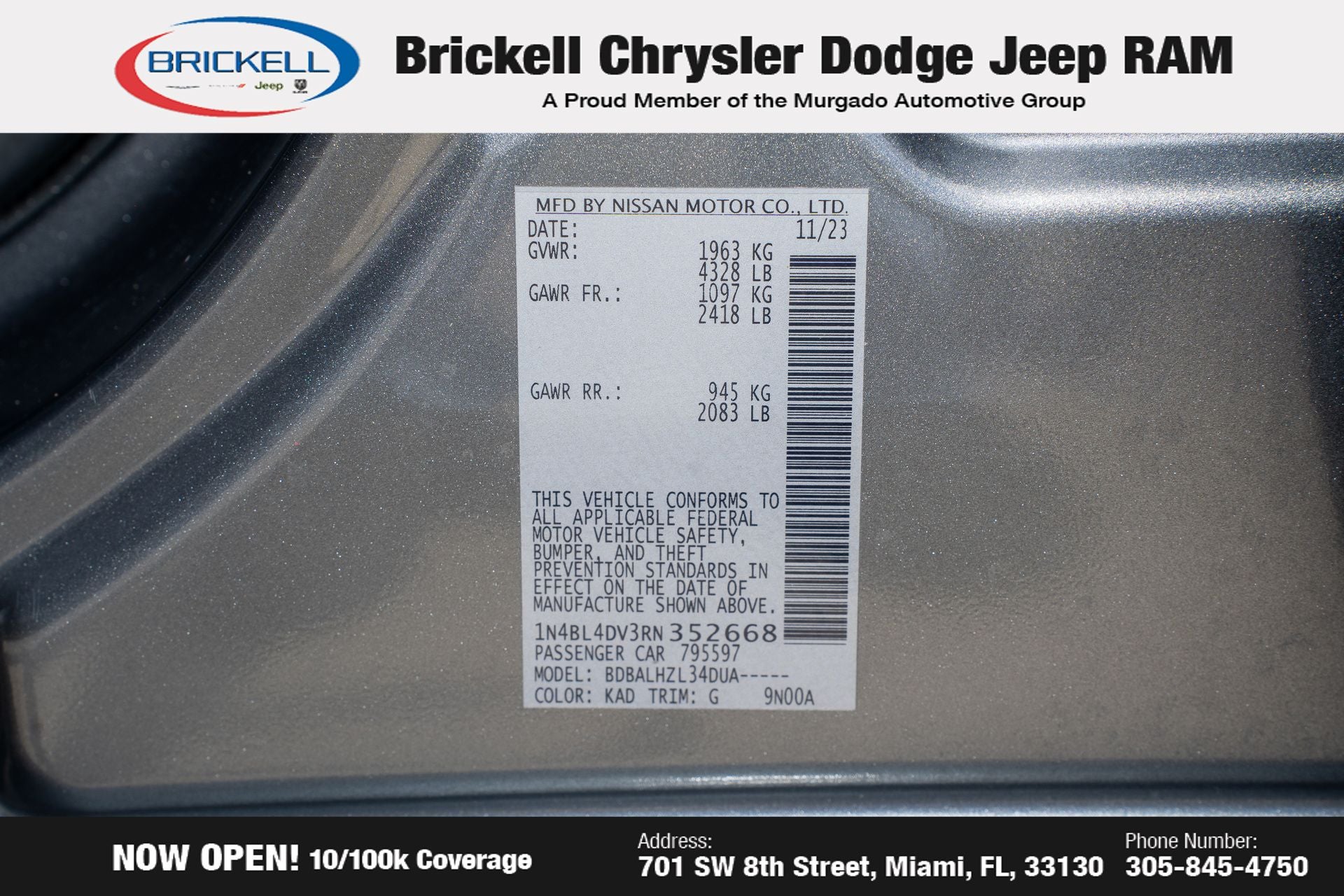 2024 Nissan Altima 2.5 SV