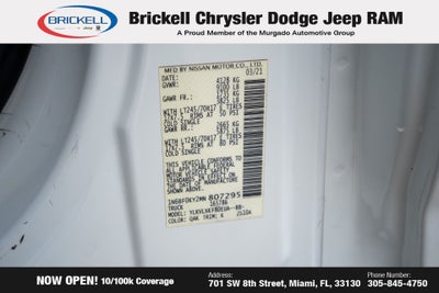 2021 Nissan NV2500 HD SV Standard Roof