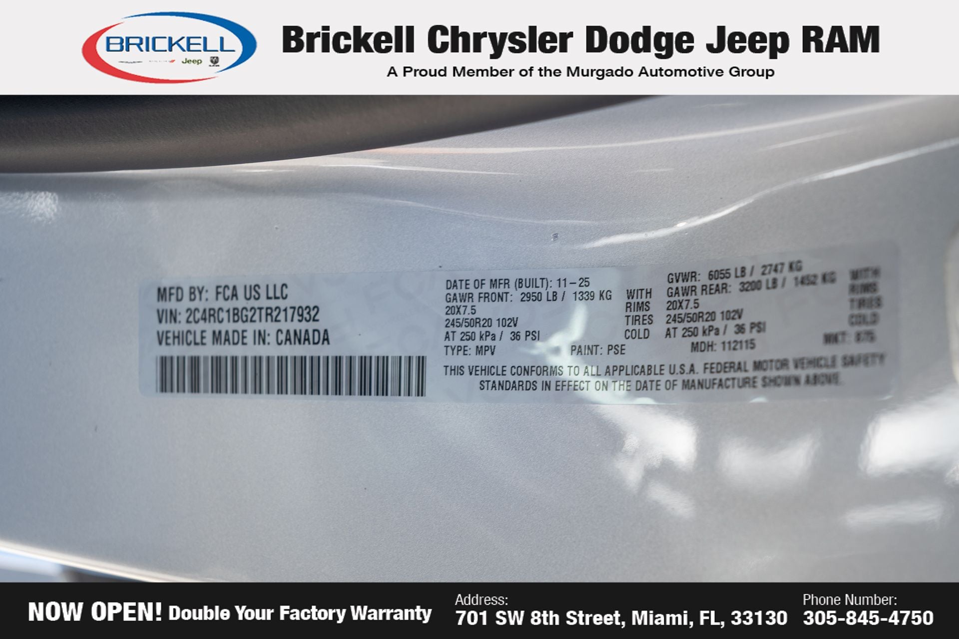 2026 Chrysler Pacifica Select