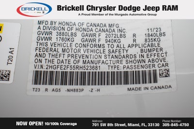 2024 Honda Civic Sport