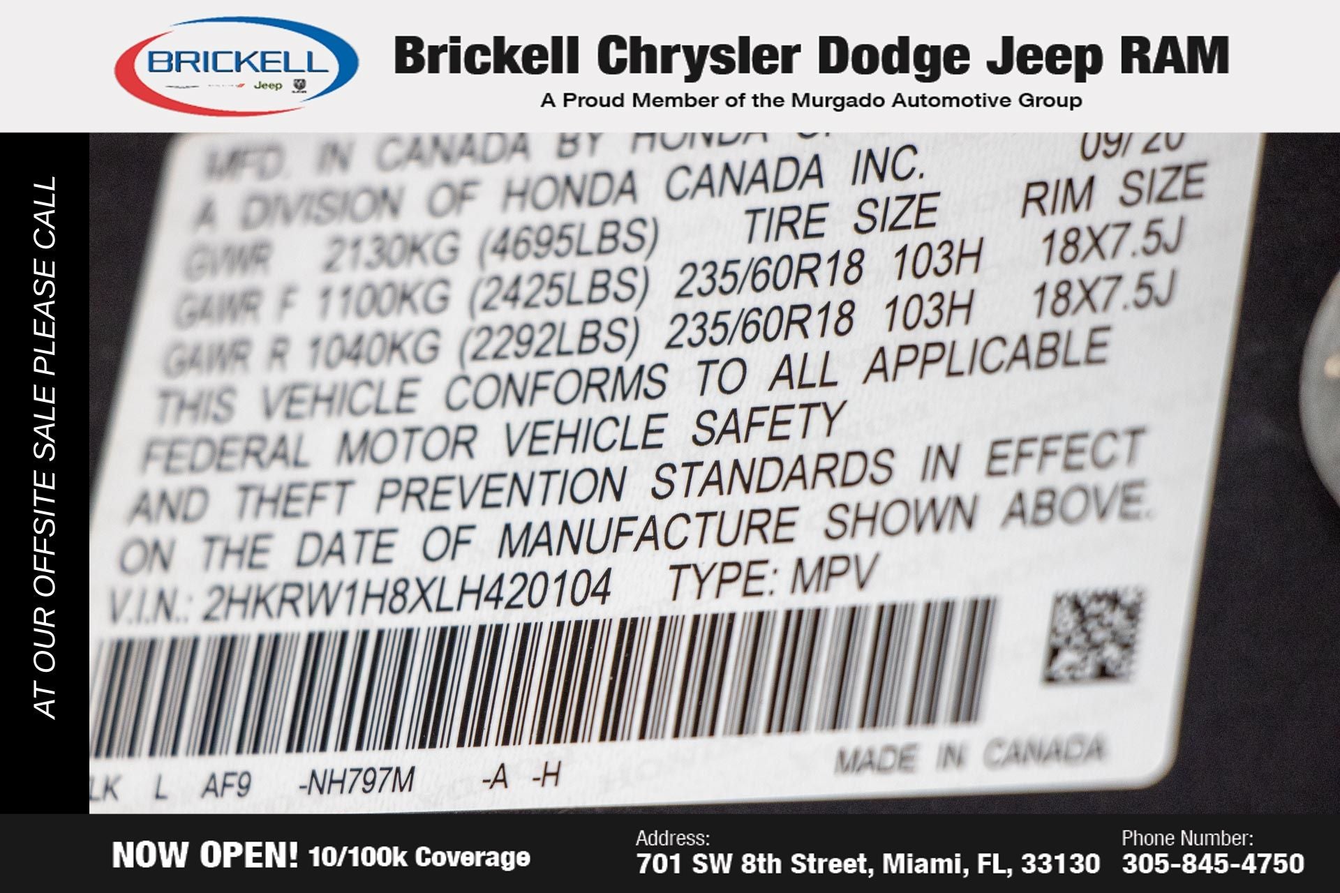 2020 Honda CR-V EX-L