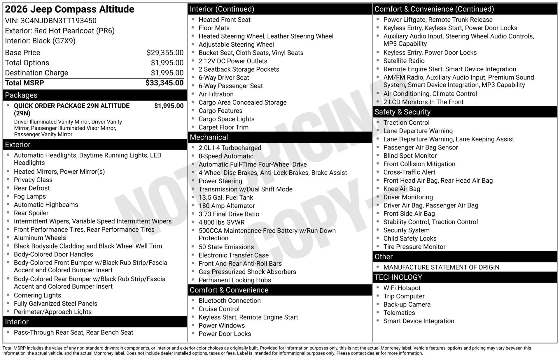 2026 Jeep Compass Latitude