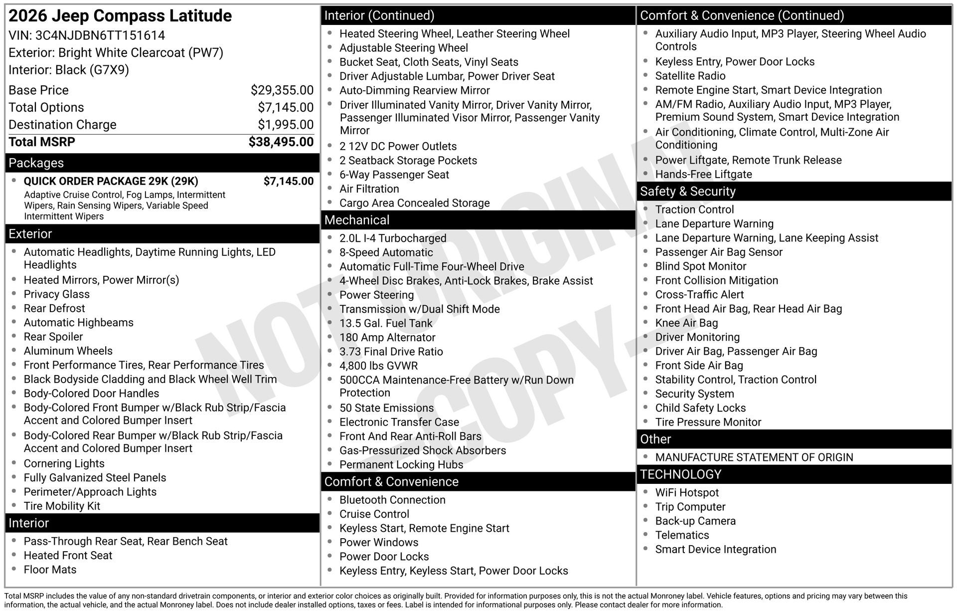 2026 Jeep Compass Latitude