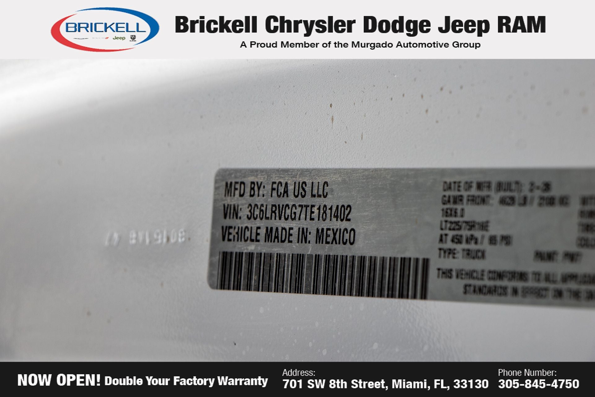 2026 RAM ProMaster 2500 High Roof