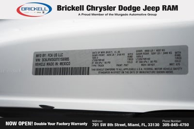 2026 RAM ProMaster 2500 High Roof