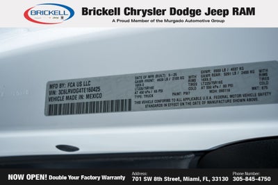 2026 RAM ProMaster 2500 High Roof