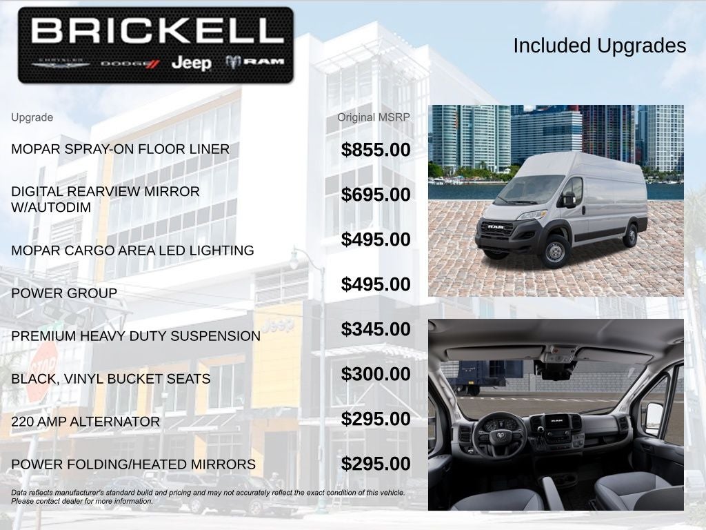 2026 RAM ProMaster 3500 Super High Roof