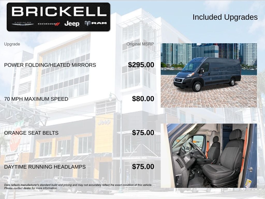 2020 RAM ProMaster 3500 High Roof 159 WB