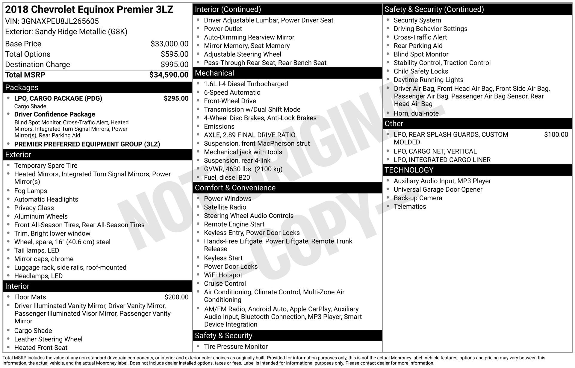 2018 Chevrolet Equinox Premier