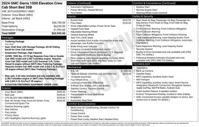 2024 GMC Sierra 1500 Elevation