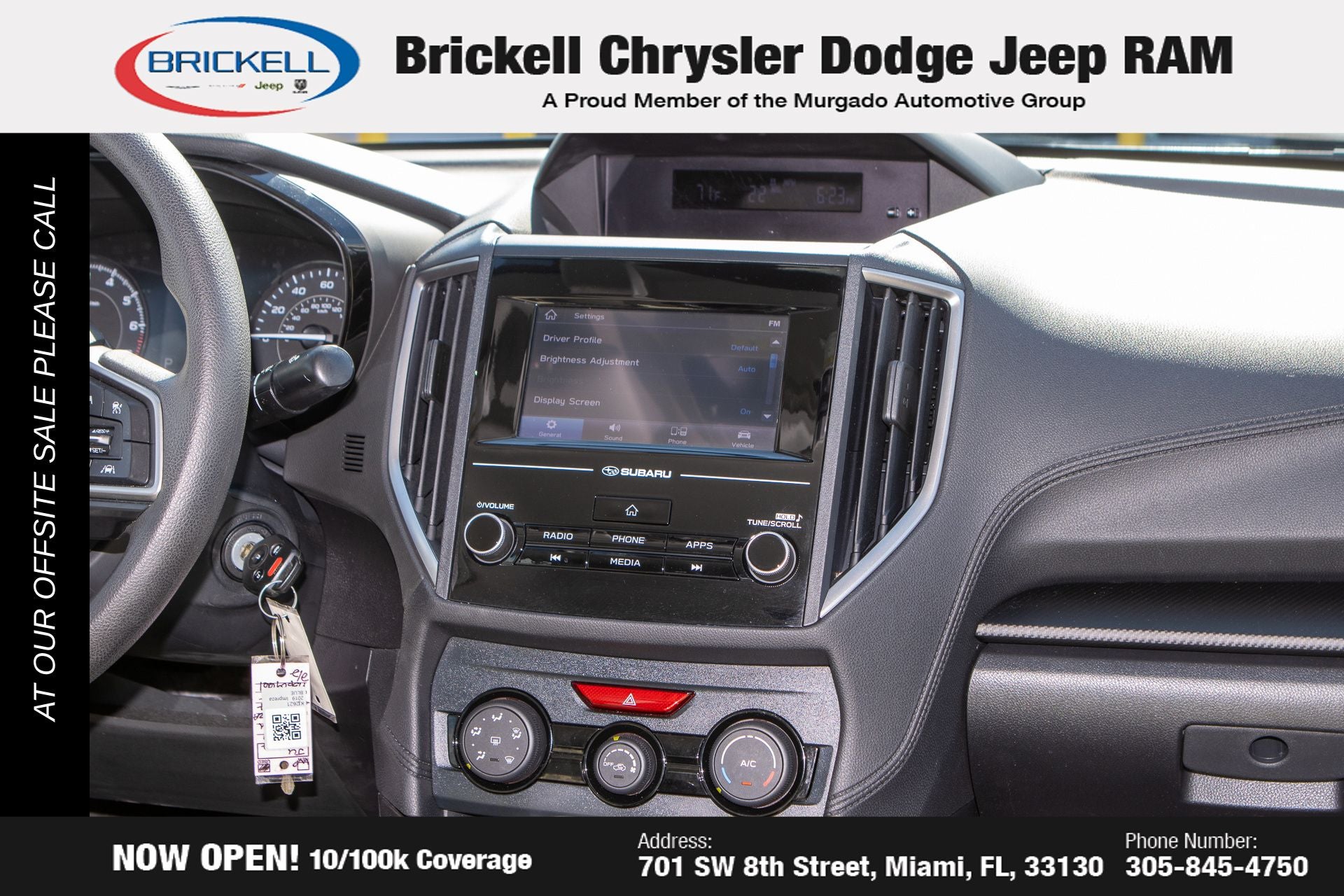 2019 Subaru Impreza 2.0i