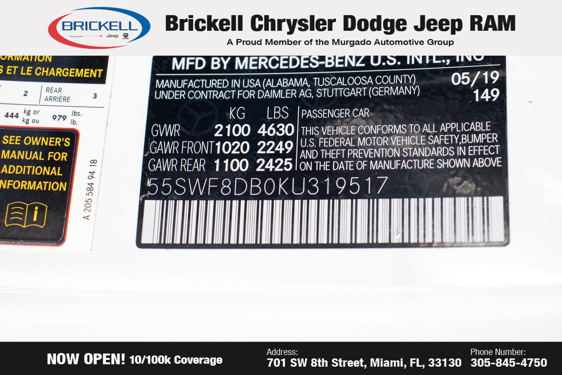 2019 Mercedes-Benz C-Class C 300