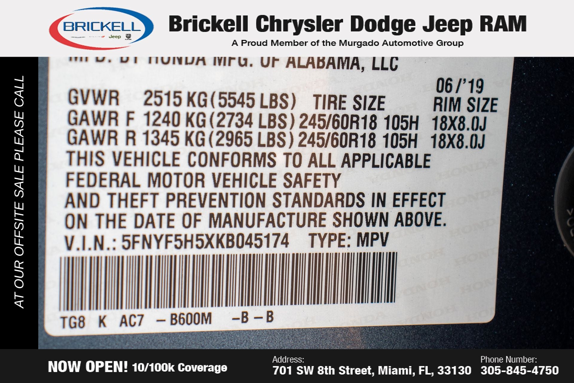 2019 Honda Pilot EX-L