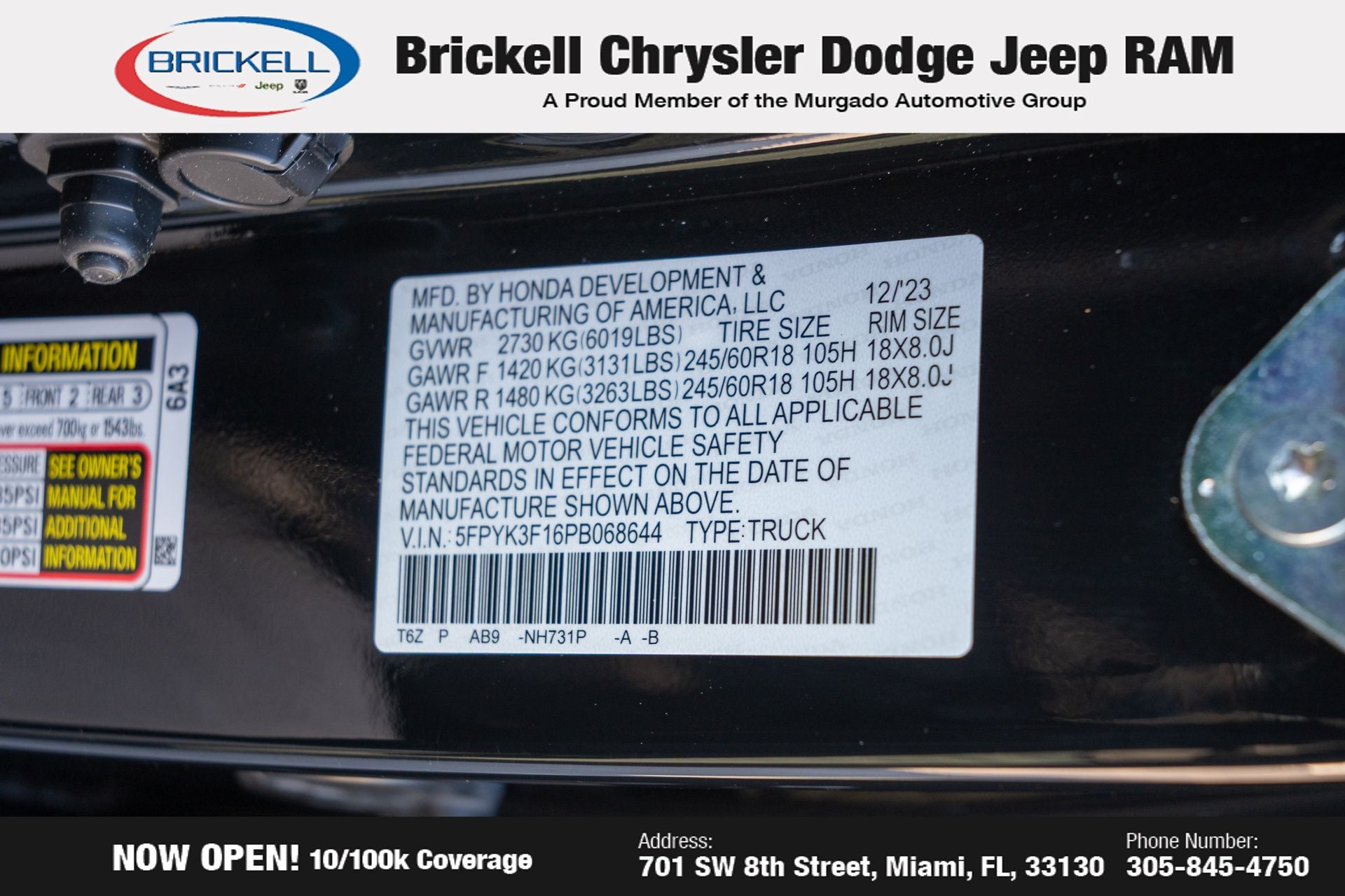 2023 Honda Ridgeline Sport