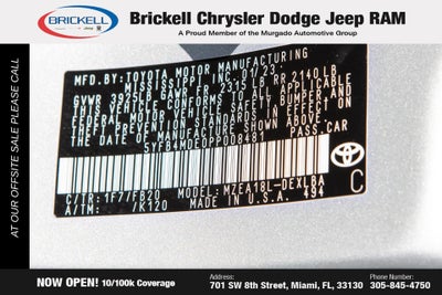 2023 Toyota Corolla LE