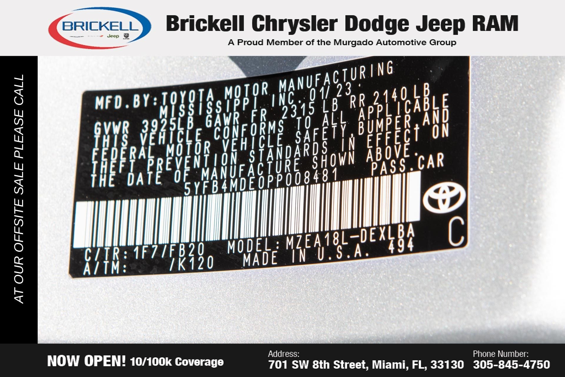 2023 Toyota Corolla LE