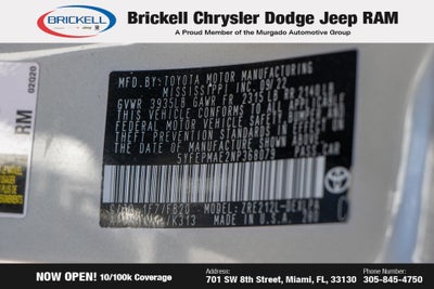 2022 Toyota Corolla LE