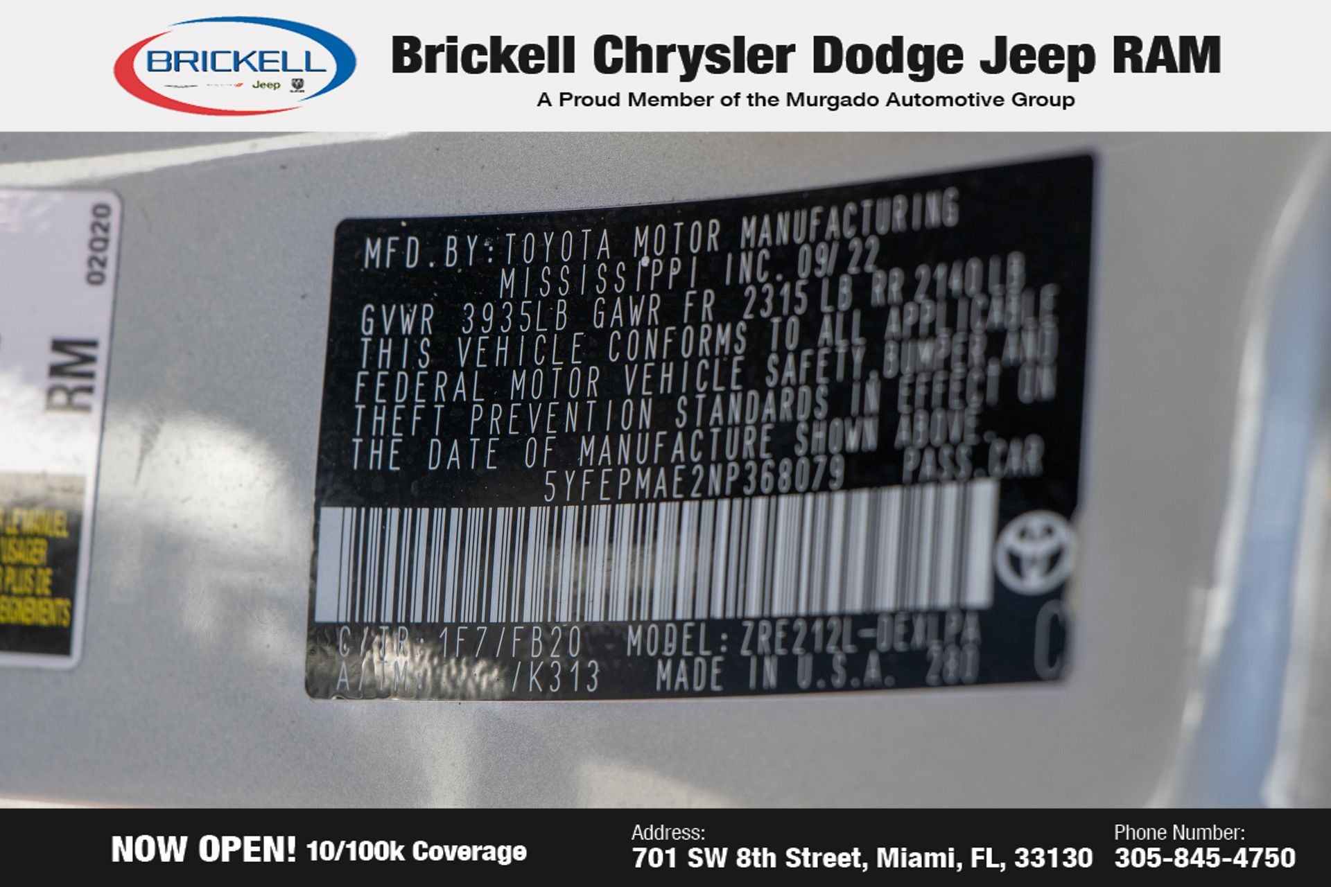 2022 Toyota Corolla LE