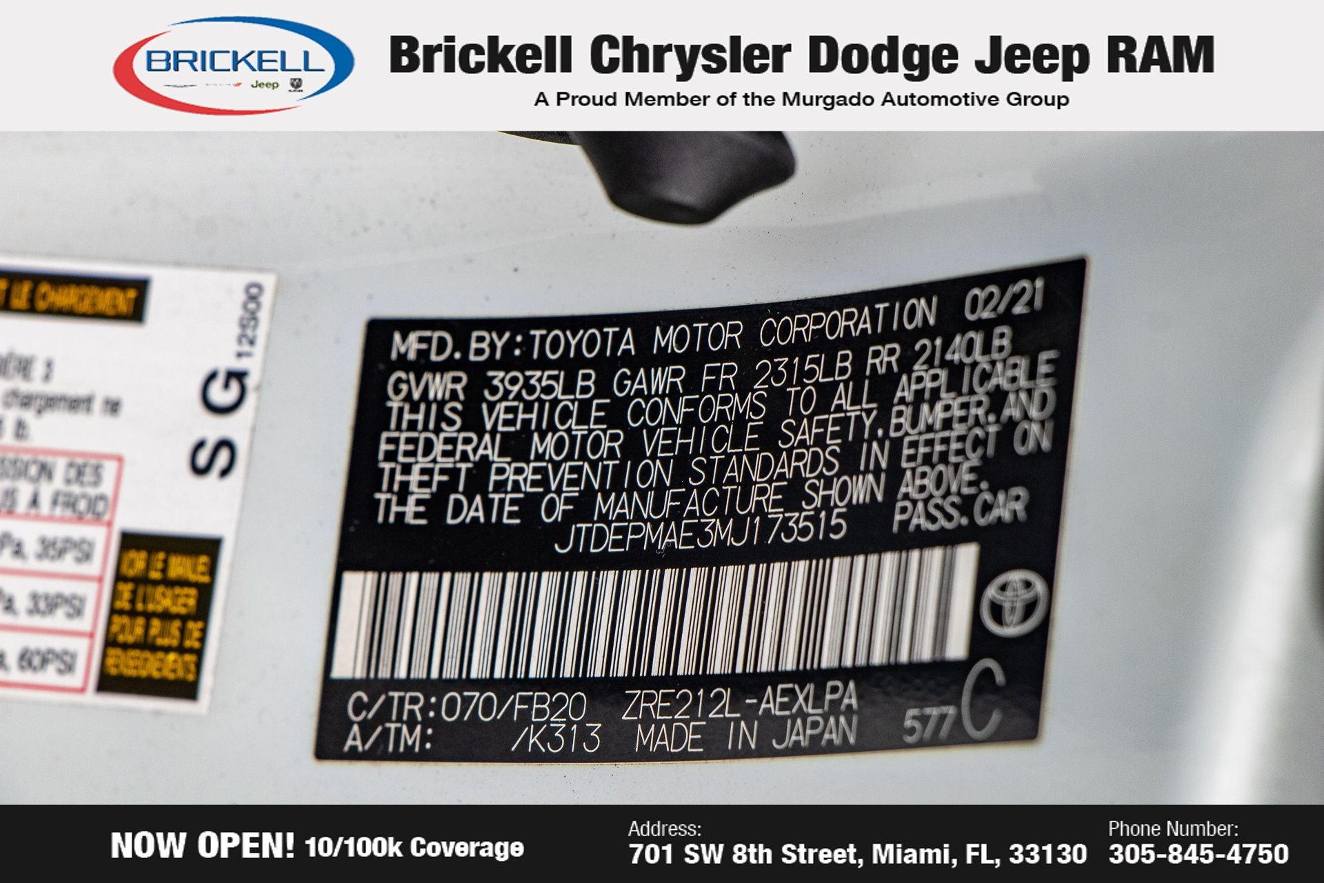 2021 Toyota Corolla LE