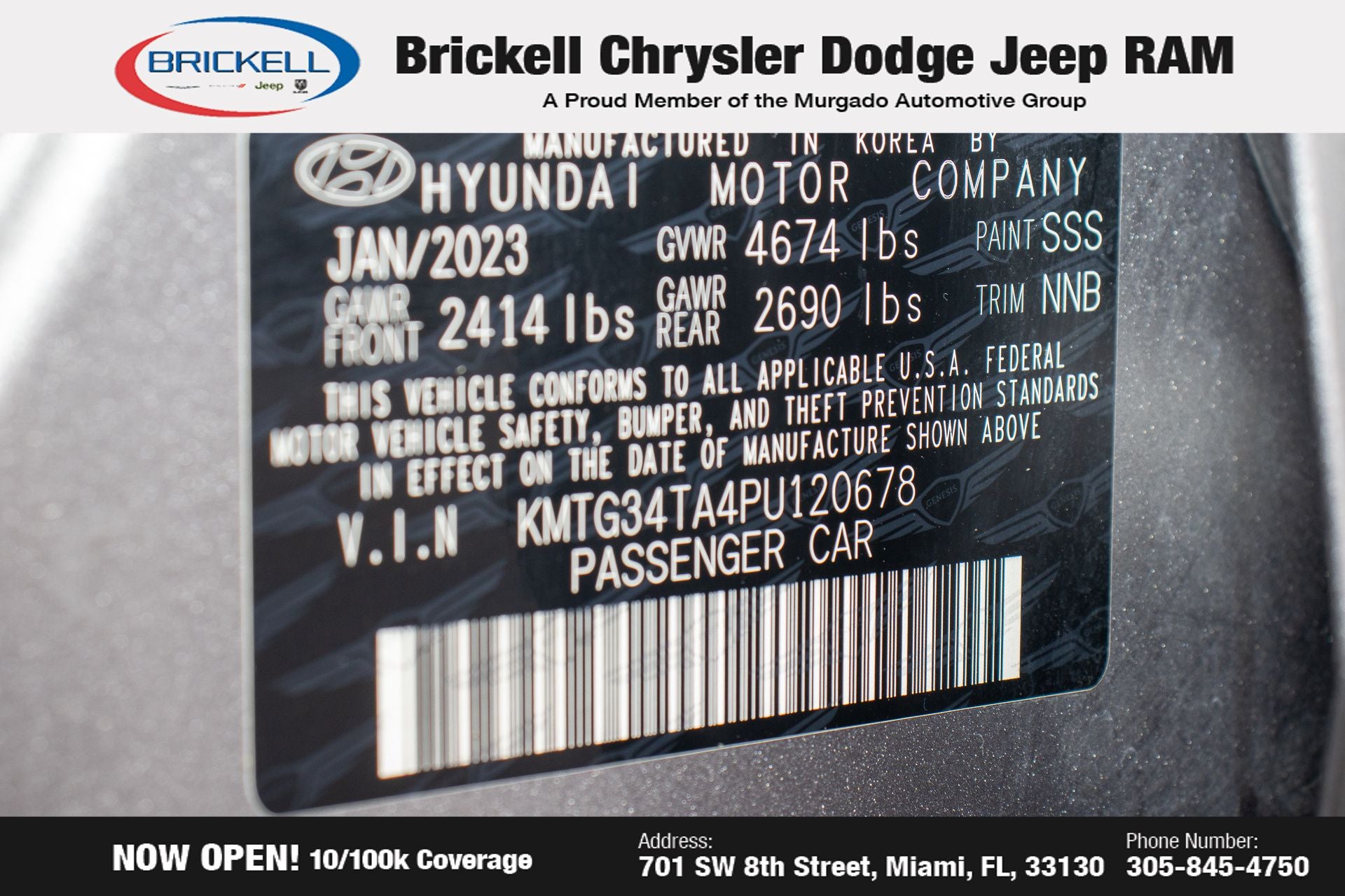 2023 Genesis G70 2.0T