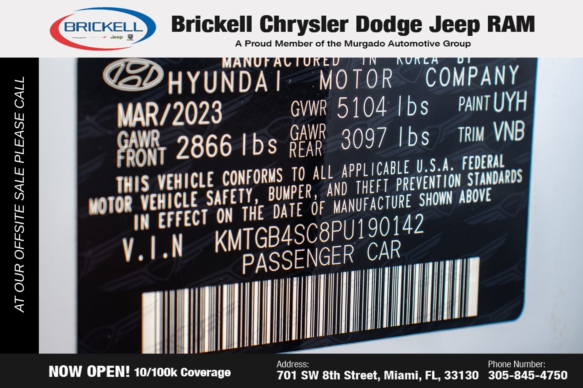 2023 Genesis G80 2.5T