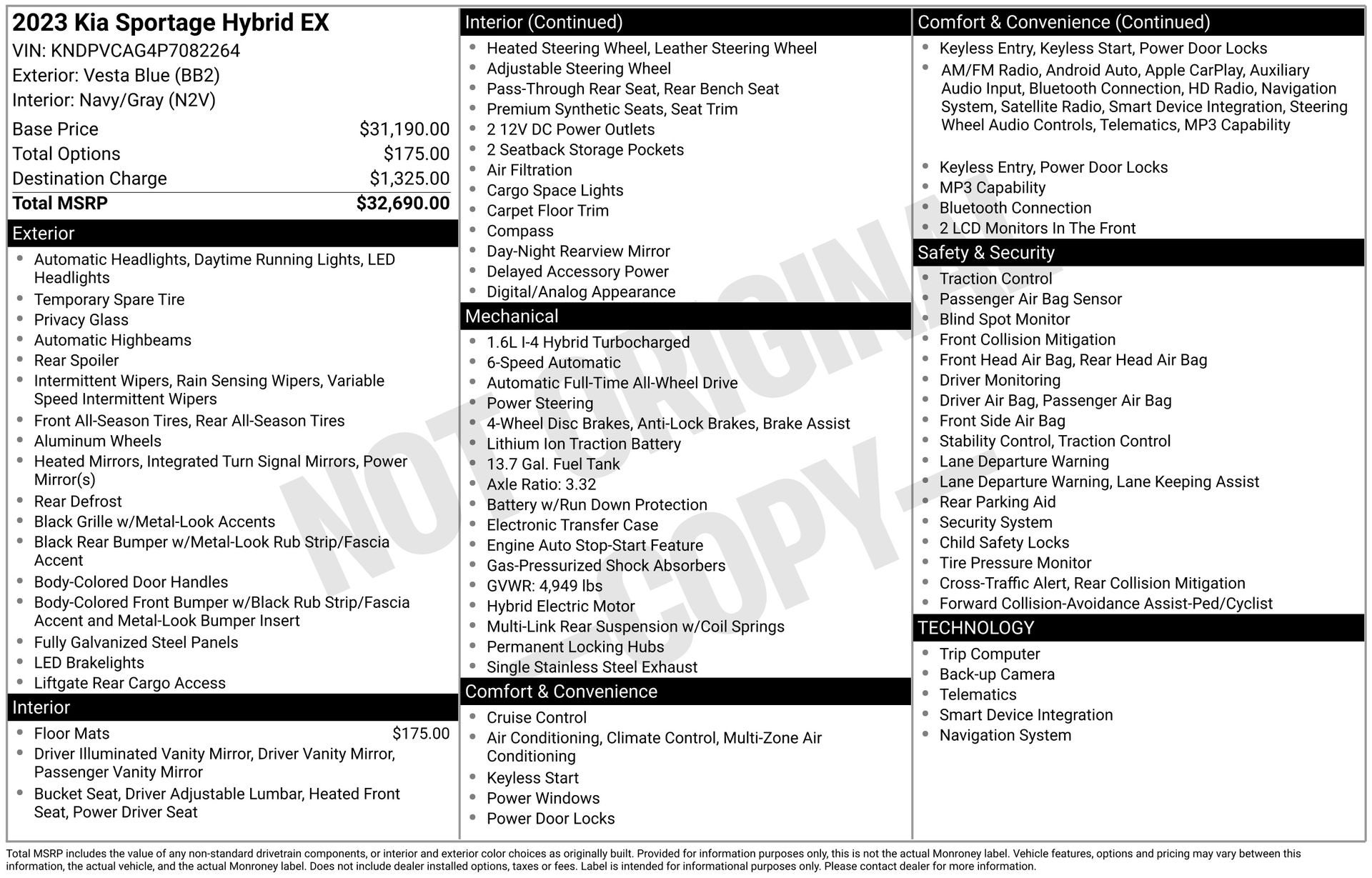 2023 Kia Sportage Hybrid EX