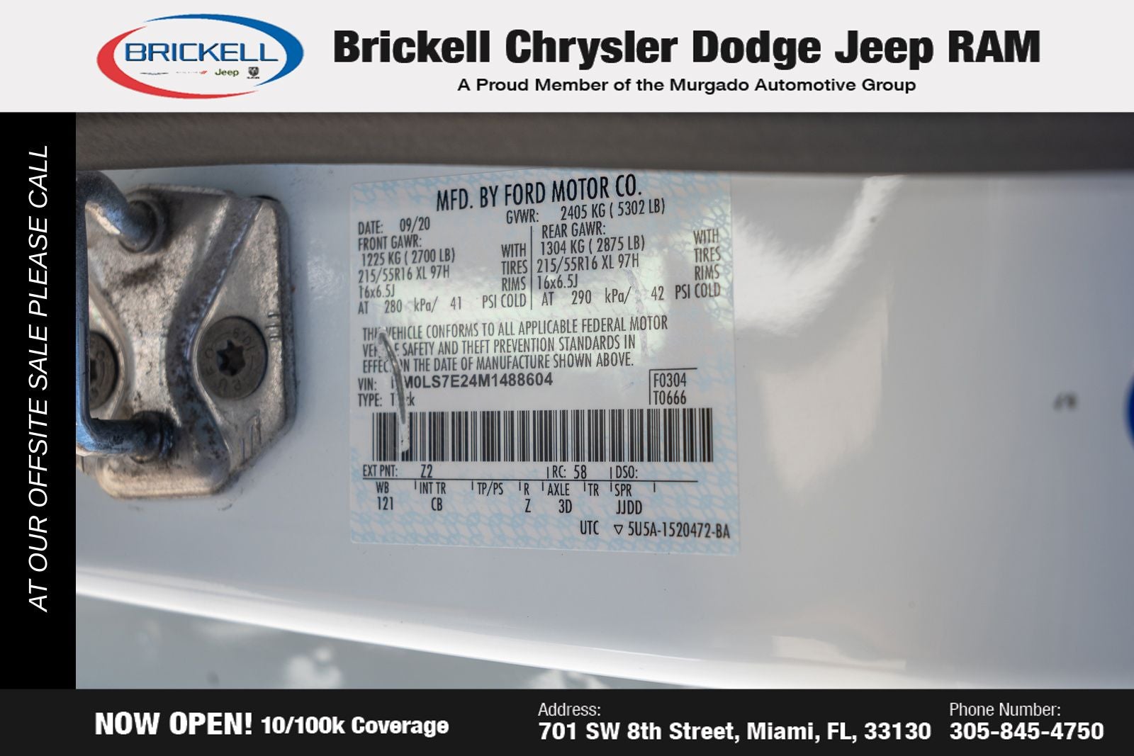 2021 Ford Transit Connect XL