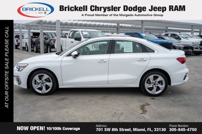 2023 Audi A3 40 Premium FrontTrak