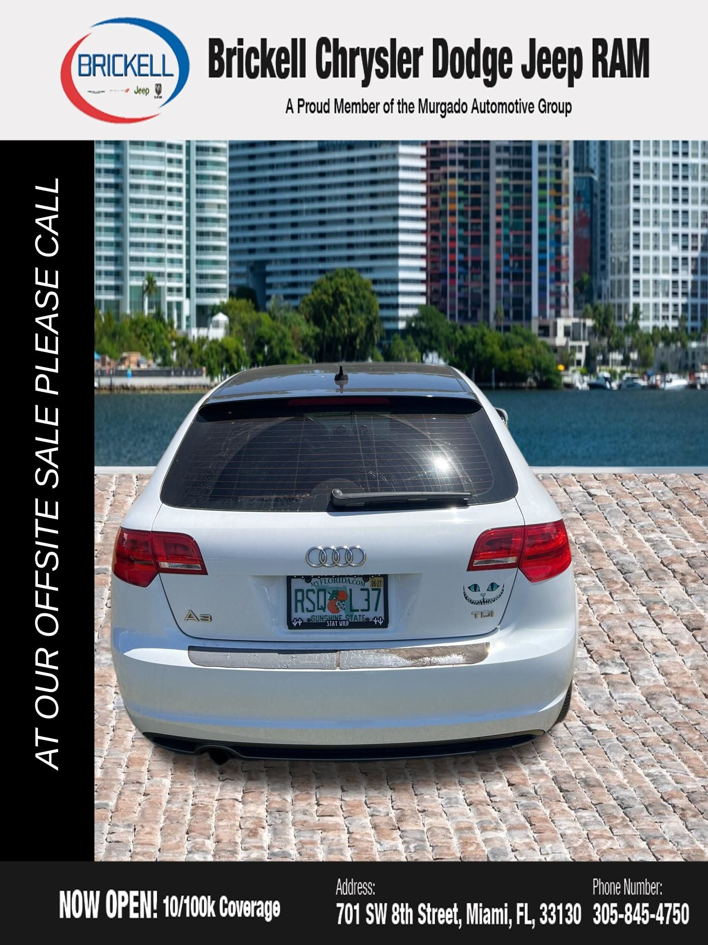 2012 Audi A3 2.0 TDI Premium Plus FrontTrak