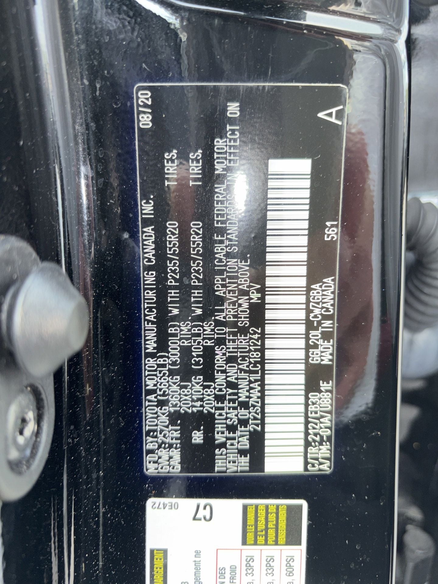 2020 Lexus RX 350 F Sport